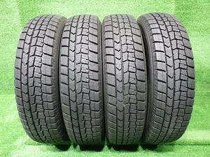 中古 ダンロップ タイヤ 冬 145/80R12 4本 2021年 WM02