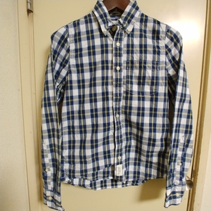 ABERCROMBIE&FITCH アバクロ 長袖シャツ チェック size S mod: muscle