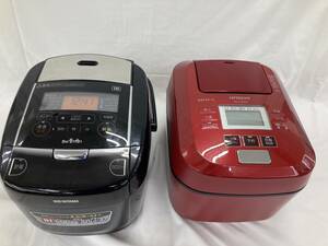 HITACHI IHジャー炊飯器 RZ-V100DM 中古品１台 IRIS OYAMA KRC-IC50-B 中古品1台　２台セット