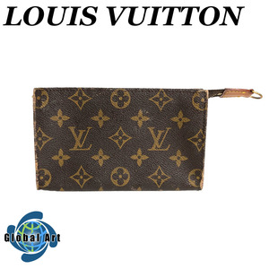 ●5D242/Louis Vuitton ルイヴィトン/バケット 付属ポーチ/モノグラム/モノグラムキャンバス/ブラウン