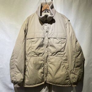 希少! 70s Eddie Bauer グース ダウンジャケット 黒タグ USA製 ヴィンテージ コート エディーバウアー バウアーダウン 50s 60s 80s 90s