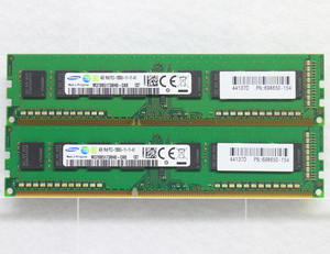 SAMSUNG デスクトップPC用メモリー PC3-12800U M378B5173BH0-CK0 4GBx2枚組 計8GB #1123