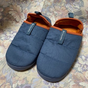 男女兼用◇Columbia NESTENT MOC II 【M=25.0-26.0cm】PETROL BLUE　内フリース仕様　室内シューズ ルームシューズ　☆新品在庫品