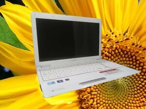 超美品 中古 白 ノートパソコン 15.6インチ windows11 office2021 i5 8GB 256GB SSD ワード エクセル パワーポイントEX55