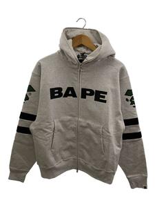 A BATHING APE◆ジップパーカー/M/コットン/GRY//