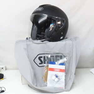 【美品】SHOEI ショウエイ J-Cruise Jクルーズ ジェットヘルメット Lサイズ マットブラック 人気 バイク 二輪 オートバイ スクーター 原付