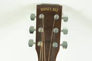 HONEY　BEE　ハニービー　アコースティックギター　F-15N　ソフトケース付き　現状品