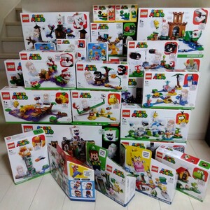 レゴ LEGO スーパーマリオ まとめ売り マリオ ルイージマンション ピーチ キノピオ ワンワン 71360 71387 71403 71381 71397 71401 計25個