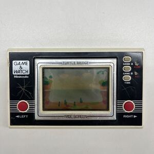 ☆759. GAME&WATCH TURTLE BRIDGE TL-28 ゲームウォッチ タートルブリッジ Nintendo 任天堂 動作未確認 現状品 ジャンク