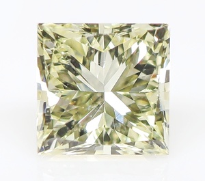 【100円～】0.383ct 天然ダイヤ LIGHT YELLOW（ナチュラルカラー）SI1 SQ