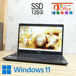 ★完動品 SSD128GB★U938/S Webカメラ Celeron 3965U Win11 MS Office 中古品 ノートPC★P74700