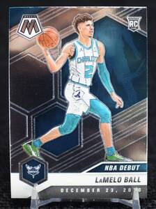 2020-21 Panini Mosaic Lamelo Ball NBA ルーキーカード Charlotte Hornets Debut