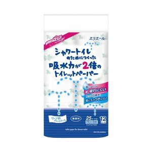 【新品】（まとめ）大王製紙 吸水力が2倍のトイレットペーパー12ロール（×10セット）