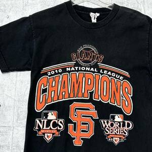 SAN FRANCISCO GIANTS Tシャツ サンフランシスコジャイアンツ　　2010年 ワールドシリーズ 優勝記念 MLB メジャーリーグ 野球 玉10445