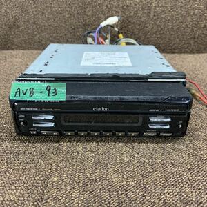 AV8-93 激安 カーステレオ インダッシュ clarion VRX745VD QC-6820B-A 0007027 DVDユニット DVDプレーヤー 通電未確認 ジャンク