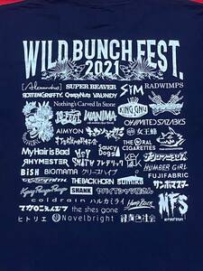 ★ワイルドバンチフェス2021　 オフィシャル　Tシャツ　WILD BUNCH FEST 2021　Mサイズ★