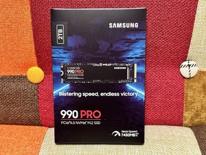 【未使用】サムスン SSD Samsung 990 PRO 2TB PCIe Gen 4.0 x4　NVMe M.2 MZ-V9P2T0B-IT/EC