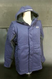 OAKLEY オークリー メンズ 2wayスリーブ 中綿ジャケット パデッドベスト 裏ボア FOA402870/UNEVEN PUFF JACKET 3.0 ネイビー サイズXL★