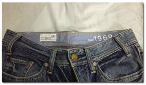 USED ☆ Gap 1969 ☆ ギャップ BOY CUT ジーンズ　サイズ00