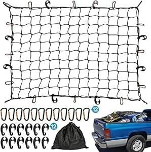 Kohree カーゴネット 180×120cm 車用 ラゲッジネット ルーフキャリア ツーリングネット 天井 荷物落下防止 ゴ