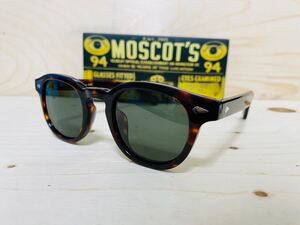 ◆MOSCOT◆LEMTOSH◆モスコット◆レムトッシュ◆サングラス 鼈甲柄 ウェリントン 人気モデル 伊達眼鏡 未使用 美品