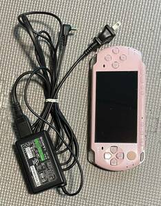 ソニー　PSP3000 ブロッサムピンク　美品　88円スタート！　動作品　コード付