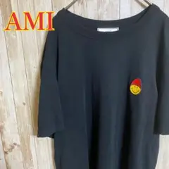 【237】AMI Paris SMILEYパッチ　Tシャツ