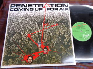 c813#◆LP◆ ペネトレイション - 狂喜の群衆 PENETRATION Coming Up For Air Virgin OVED 203