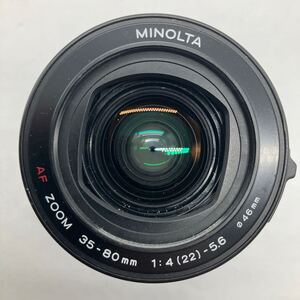 【E/XB0293】MINOLTA ミノルタ レンズ AF ZOOM 35-80mm f/4-5.6