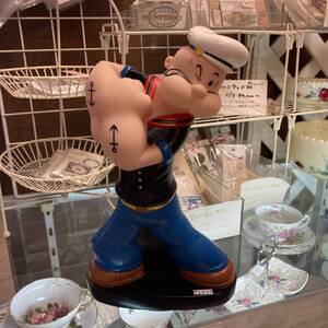 ヴィンテージ★POPEYE　フィギュアバンク★ポパイ、レトロ、貯金箱、当時物