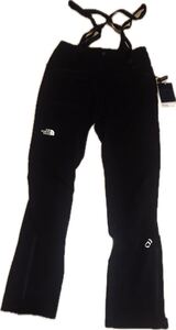 THE NORTH FACE◆SUMMIT SERIES CHAMLANG SOFT SHELL PANTS ビブ ストレッチ US サスペンダー(34/L)黒 