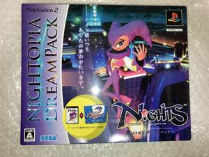 新品未開封品 PS2 ナイツ NiGHTS into dreams 初回限定版 ナイトピア・ドリームパック セガ