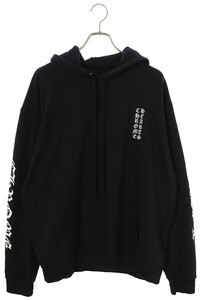 クロムハーツ パーカー SWTSHRT PLVR サイズ:L CHプラス総柄ホースシュープリントパーカー 中古 SJ02