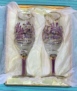 Belle Handpaint Collection　ルーマニアワイングラス
