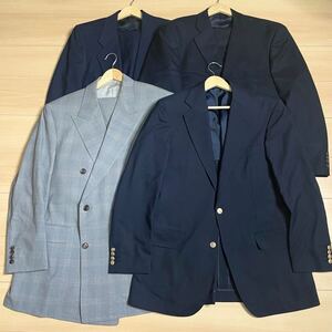 《4点》ベルベスト/ニューヨーカー/エステーデュポン/バーバリー スーツ ジャケット スラックス メンズ 紳士服 まとめ売り 44,A7,PM,A6