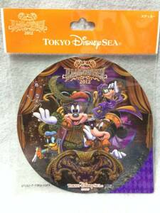 東京ディズニーシー　ディズニーハロウィーン2012　ステッカー　新品