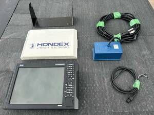 中古美品 12.1型液晶プロッターデジタル魚探 HONDEX HDX-12C / TD340 振動子セット