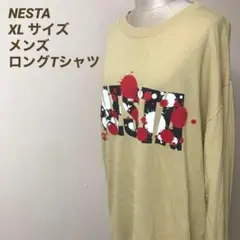 ネスタ⭐️NESTA XLサイズ メンズロングTシャツ 大きめサイズ