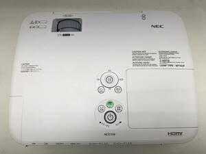 NEC ViewLight NP-M311WJL プロジェクター/HDMI/ランプ使用時間 1263H