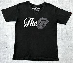 THE ROLLING STONES semantic design Tシャツ　　セマンティック デザイン ローリングストーンズ バンド ロック 半袖 Vネック 柳9628