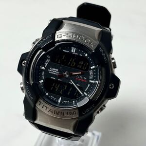 【実働】 CASIO G-SHOCK GS-300 GIEZ カシオ Gショック ジーズ アナデジ クオーツ チタン メンズ 腕時計 ウォッチ 稼働品 ブラック