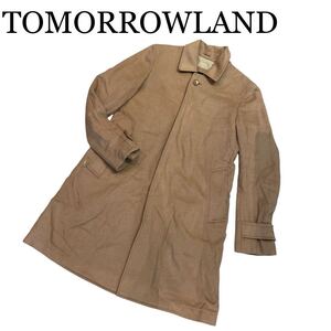 【1円～】TOMORROWLAND トゥモローランド コート ステンカラーコート カシミヤ混 アウター ベージュ 44