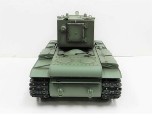 【塗装済み完成品 赤外線バトルシステム付 対戦可能】HengLong Ver.7.0 2.4GHz 1/16 戦車ラジコン ソビエト　KV-II ギガント 3949-1