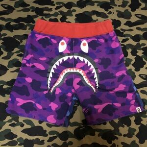 crazy camo mix shark shorts pants エイプ BAPE A BATHING APE カーゴパンツ ショーツ ハーフパンツ ショートパンツ 迷彩 カモ