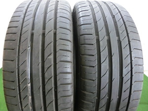 溝あり！ 中古タイヤ ◆ コンチネンタル Conti Sport Contact 5 195/45R17 「2本SET」