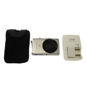 1円スタート Canon キャノン IXY DIGITAL 25 IS コンパクトデジタルカメラ デジカメ 6.2-18.6mm 1:2.8-4.9 バッテリー ケース 動作未確認