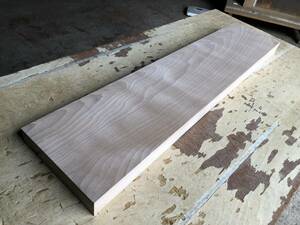 送料無料！【U404E】ブナ 738×157～177×38㎜ 極上杢 乾燥材 木工 DIY 材木 天然木 無垢材《銘木すずめや》