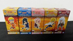 NARUTO ナルトワールドコレクタブルフィギュア 全5種　ナルト　サスケ　サクラ　ミナト　自来也