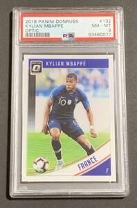 2018-19 Panini Donruss Optic Kylian Mbappe No.132 France PSA 8 ムバッペ　フランス