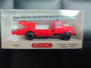 【未開封/美品】WIKING Feuerwehr-Drehleiter/1/87スケール